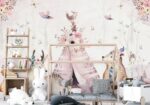 Fototapeta dziecięca Las Zwierzęta Boho na wymiar - obrazek 6
