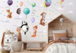 Naklejki na ścianę dla dzieci Zwierzątka i Balony - obrazek 7