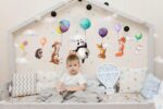DUŻE Naklejki na ścianę dla dzieci Zwierzątka i Balony Wesołe - obrazek 6